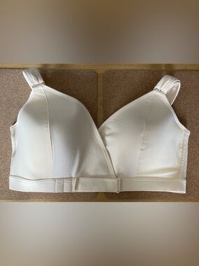Cream V-Neck Bustier Top 42D
